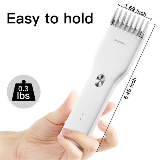 Машинка для стрижки Enchen Boost White Set + Пеньюар и ножницы - изображение 9