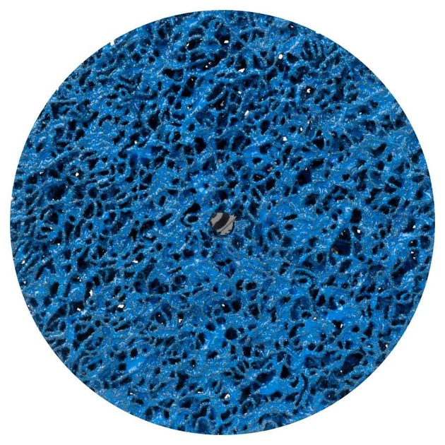 Круг зачистний Sigma з нетканого абразиву (корал) 125мм без тримача синій середня жорсткість (9175761) - picture 1