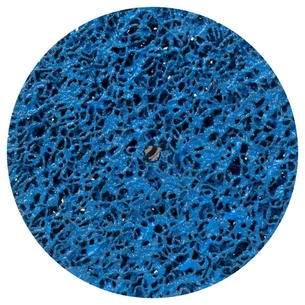 Круг зачистний Sigma з нетканого абразиву (корал) 125мм без тримача синій середня жорсткість (9175761) зображення 1