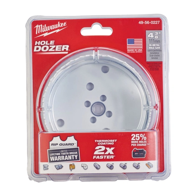 Коронка Milwaukee Bi-Metal 111 мм (49560227) - picture 2