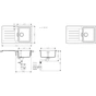 Мийка кухонна Hansgrohe S520-F345 (43356170) - зменшене зображення 6