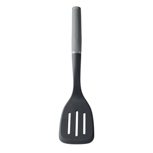 Лопатка кухонна KitchenAid Coreline з прорізами, 34,3 см, сірий (KAS002OHCGG) зображення 1