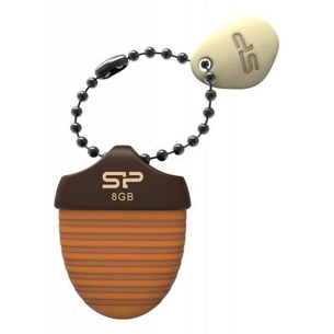 USB флеш накопичувач Silicon Power 8GB Touch T30 Huzelnut USB 2.0 (SP008GBUF2T30V1E) зображення 1