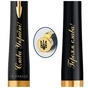Ручка кулькова Parker URBAN 17 UKRAINE Muted Black GT BP Тризуб на торці (30035_TR) - уменьшенное изображение 3