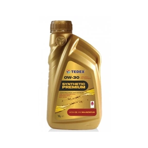 Моторна олива TEDEX SYNTHETIC PREMIUM SM/CF/EC 0W30 1л зображення 1