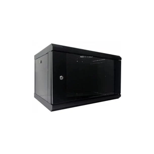 Шафа настінна Hypernet 6U 19" 600x500 (WMNC-500-6U-FLAT-BLACK) изображение 1