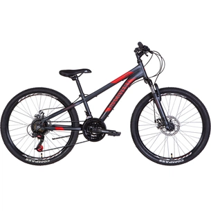 Велосипед Discovery 24" Rider AM DD рама-11,5" 2022 Grey/Red (OPS-DIS-24-310) зображення 1