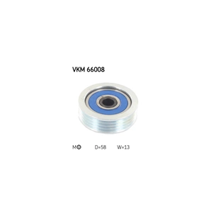 Ролик натягувача ременя SKF VKM 66008 зображення 1