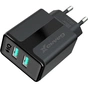 Зарядний пристрій Grand-X CH-15UMB (5V/2,1A + DC cable 2,4А USB -> Micro USB 1m) Black (CH-15UMB) - зменшене зображення 4
