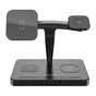 Зарядний пристрій Canyon wireless charger WS-404 15W 4in1 Black (CNS-WCS404) - зменшене зображення 2