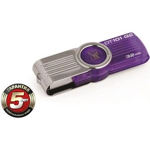 USB флеш накопичувач Kingston 32Gb DataTraveler 101 G2 (DT101G2/32GB) зображення 1