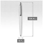 Ручка кулькова Parker JOTTER 17 Originals Pearl Grey CT BP (15 932_1) - зменшене зображення 3