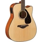 Гітара електроакустична Yamaha FGX800C Natural - зменшене зображення 2