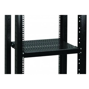 Полка Conteg 19" 1U глиб. 750 мм. до 100кг. RAL9005 (DP-PZ-750) зображення 1