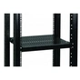 Полка Conteg 19" 1U глиб. 750 мм. до 100кг. RAL9005 (DP-PZ-750) - зменшене зображення 1