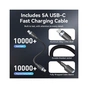 Зарядний пристрій Vention 2xUSB-C PD45W GaN + cable USB-C to USB-C 1.0m 5A gray (TZ-FCFH0-EU) - зменшене зображення 10