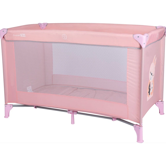Дитячий манеж FreeON Travel Love Pink (44312) - зображення 1