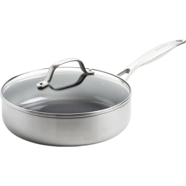 Сотейник GreenPan Geneva з кришкою 24 см, 2,6 л (CC004782-001) - зображення 1