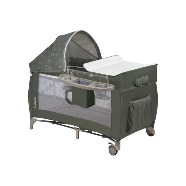 Кроватка Lionelo манеж SVEN PLUS BEIGE OLIVE (LO-SVEN PLUS BEIGE OLIVE) - изображение 1