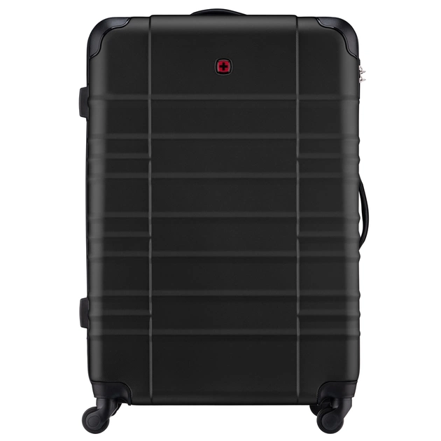 Валіза Wenger Amplar, велика, пластик, 4 колеса, чорна (653140) - зображення 3