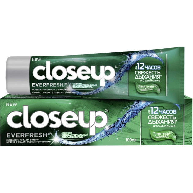 Зубна паста Closeup Everfresh М'ятний заряд 100 мл (8714100795286) - изображение 1