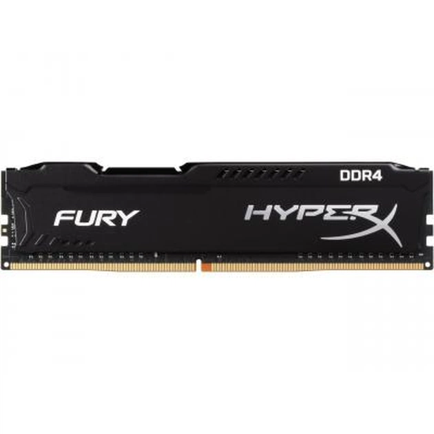 Модуль пам'яті для комп'ютера DDR4 8GB 2666 MHz HyperX FURY Black Kingston Fury (ex.HyperX) (HX426C16FB2/8) - изображение 1