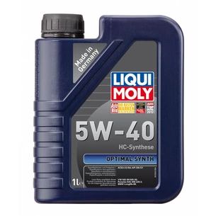 Моторна олива Liqui Moly Optimal Synth 5W-40 1л (LQ 3925) зображення 1