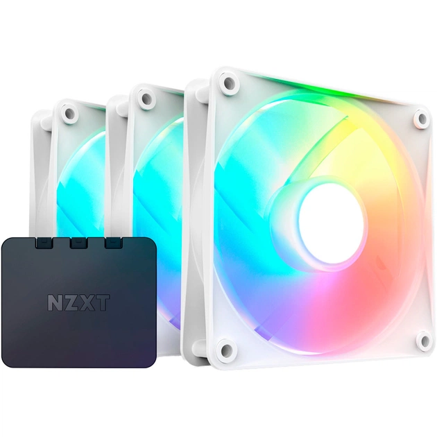Кулер до корпусу NZXT F120RGB Core - 120mm Hub-mounted RGB Fan (RF-C12TF-W1) - изображение 1