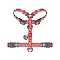 Шлея для собак WAUDOG H-подібна анатомічна Nylon з QR адресником "Банани на рожевому" пластиковий фастекс S (343-4055) - зменшене зображення 2