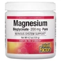 Мінерали Natural Factors Магній Бісгліцинат у порошку, 200 мг, Magnesium Bisglycinate, Pure, 120 (NFS-01642) - зменшене зображення 1