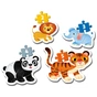 Пазл Clementoni 4 в 1 Wild Animals, серия My First Puzzles (20810) - уменьшенное изображение 2