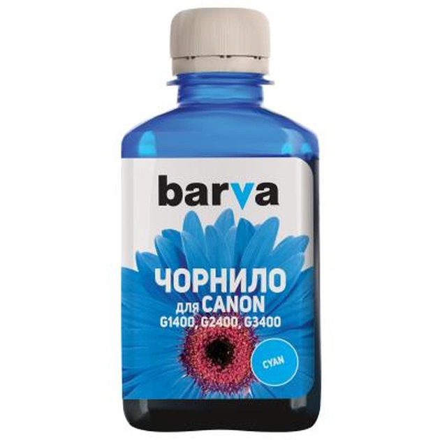 Чорнило Barva CANON GI-490 180г CYAN (G490-504) - зображення 1