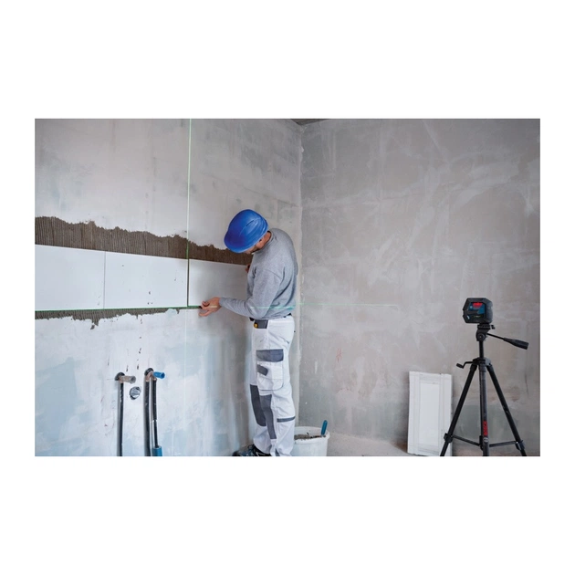 Лазерний нівелір Bosch Professional GCL 2-50 G, до 15 м, з тримачем RM 10, затиском DK 10, мішенню, кейс (0.601.066.M02) - зображення 8