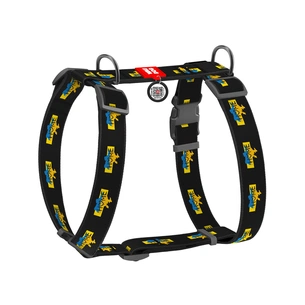 Шлея для собак WAUDOG Nylon анатомічна H-подібна з QR-паспортом "Дім" пластиковий фастекс XL (323-0230) изображение 1