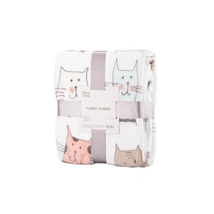 Плед Ardesto Flannel великі коти 160х200 см (ART0113PB) зображення 1