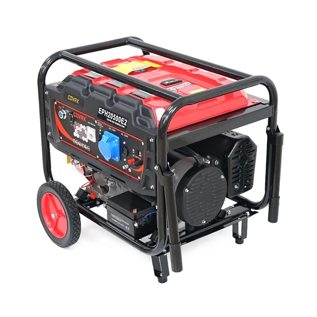 Генератор COVAX EPH20500E2, 9.5kW, 220V, 50Hz, DC12V, 21HP, електро стартер, 25L (EPH20500E2) - зображення 1