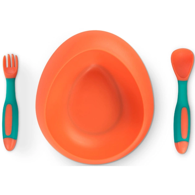 Тарілка дитяча Baboo Ufo з основою-присоскою, від 6 місяців (персик) (9-031) - picture 4