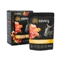 Вологий корм для кішок Savory Sterilised Cats with Turkey and Carrots in Jelly 3+1х85 г (2700000040522) - зменшене зображення 1