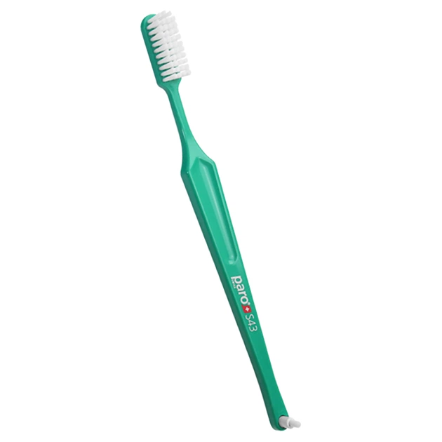 Зубная щетка Paro Swiss S43 мягкая зеленая (7610458007099-green) - изображение 1