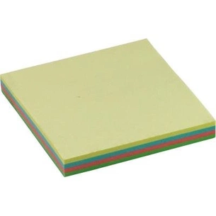 Папір для нотаток Buromax with adhesive layer 76х76мм, 100sheets, pastel colors mix (BM.2312-10) зображення 1