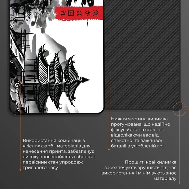 Килимок для мишки GamePro Speed/Control White (MP145BW) - picture 5