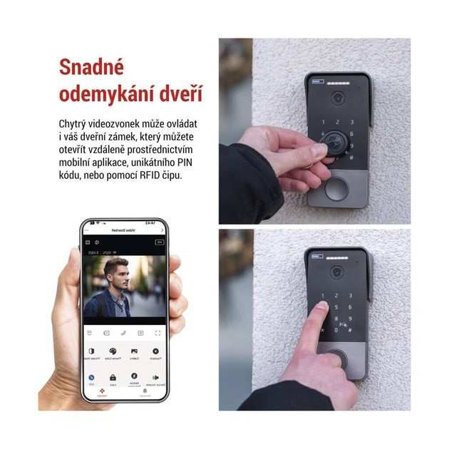 Дверний дзвінок EMOS H4034 IP-21PoE Wi-Fi (H4034) - picture 5