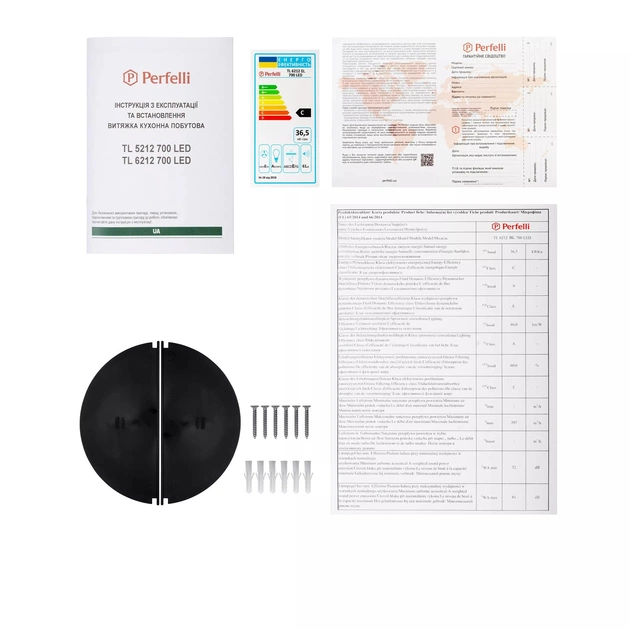 Витяжка Perfelli TL 6212 BL 700 LED - изображение 11