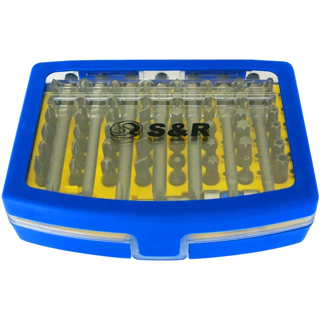 Набір біт S&R насадок для загвинчування 57шт + тримач (251512757) - picture 2