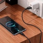 Дата кабель USB 2.0 AM to USB-C 1.0m Cool silicone X90 black HOCO (6931474788443) - уменьшенное изображение 6