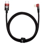 Кабель Baseus MVP 2 USB Type-C - Lightning (M/M), 20W, 1 м Black/Red (CAVP000220) - зменшене зображення 1