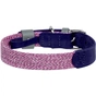 Нашийник для тварин WAUDOG Classic зі шкіри та відновленої бавовни S 15 мм х 27-36 см фіолетовий (58909) - зменшене зображення 2