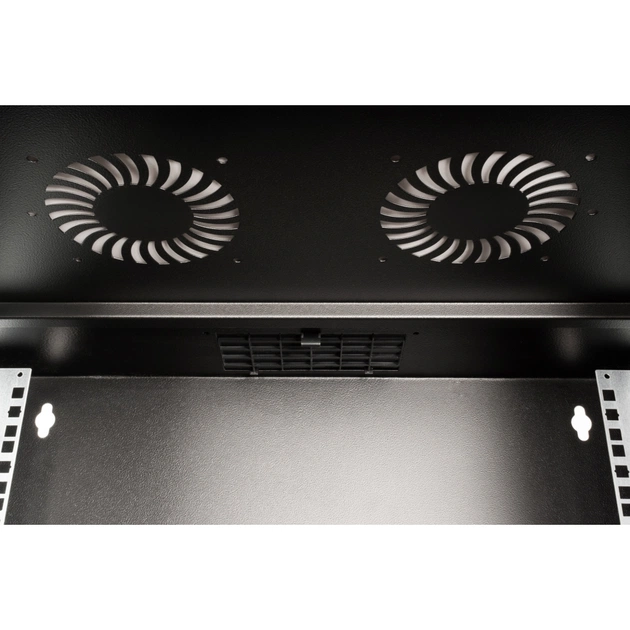 Шафа настінна Digitus 9U SOHO Pro 19" 540*400*460мм(Ш*Г*В), black (DN-49205) - зображення 8