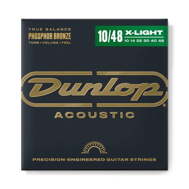 Струны для гитары Jim Dunlop Phosphor Bronze Acoustic Guitar Strings (10-48) (DAP1048) - изображение 1
