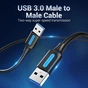Кабель Vention USB - USB V 3.0 (M/M), 1 м, Black (CONBF) - уменьшенное изображение 12